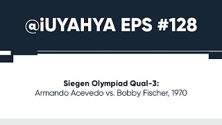 Siegen Olympiad Qual3 Armando Acevedo vs Bobby Fischer 1970 [upl. by Anallij751]