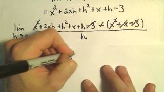 Derivative Using the Definition Example 2 [upl. by Rab91]