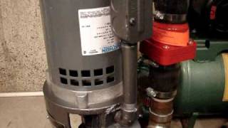 Swaby waste ejector sump pump [upl. by Kcirdnekal]