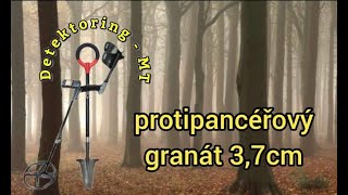 Detektor kovu  Protipancéřový granát 37 cm [upl. by Cohin583]