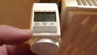 Programmierbares Heizkörperthermostat montieren und einstellen Model L [upl. by Angie444]