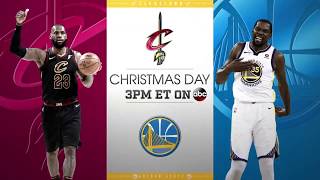 Watch Cleveland cavaliers Vs Golden State Warriors Christmas Day 2017 Match Promocommercial [upl. by Alram311]