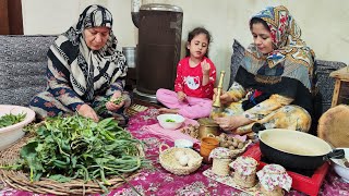 Real Life In An Azerbaijani Rural100 years old recipe taught by my mother Rural food [upl. by Schlessel]