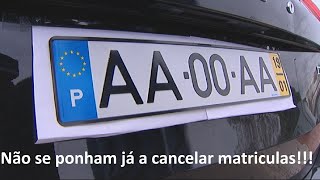 Vejam este vídeo antes de cancelar a matricula do carro no IMT [upl. by Eiuqcaj]