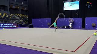 VERDEȘ Andreea CS Corrado Iași ROU Senioare Hoop CupaRomaniei🏆 la Gimnastica Ritmica 2024 Sf Gheo [upl. by Freeman716]