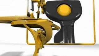 Caterpillar Grader 3D Animation CAT Grader Excavator [upl. by Bodkin]