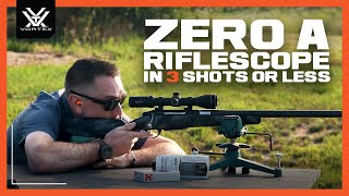 How to Zero a Riflescope in 3 Shots or Less [upl. by Matland]