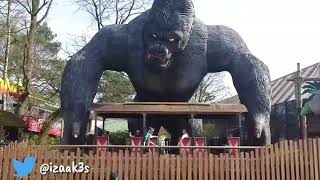 Bobbejaanland  King Kong Moonwalk HD [upl. by Ecertal388]