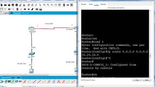 Routage statique par defaut darija [upl. by Airdnua]