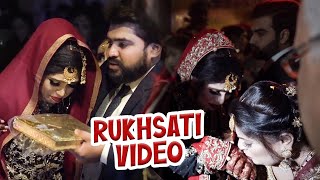 Momina Rukhsati Video  Pakistani Wedding Video  Momina and Hamza [upl. by Aurlie922]