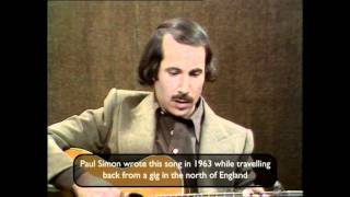 Paul Simon sings Homeward Bound live in the studio [upl. by Eenaej597]