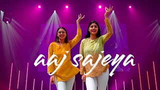 Aaj sajeya dance cover  Alaya F  Goldie sohel  trending wedding song 2023 weedingdance dance [upl. by Aihsilat]