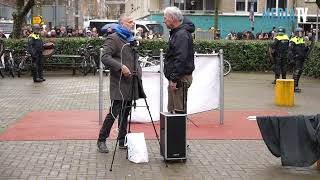 Pegida voorman Edwin Wagensveld demonstreert in Rotterdam [upl. by Necyrb]