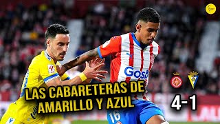 LAS CABARETERAS DE AMARILLO Y AZUL Girona FC 4  1 Cádiz CF Jornada 32 LaLiga  Amarillo y azul [upl. by Merell146]