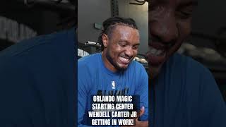 Wendell Carter jr getting in work nba nbatraining orlandomagic orlando basketball [upl. by Annemarie50]