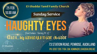 மேட்டிமையான கண்  HAUGHTY EYES [upl. by Auqined]