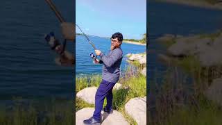 Fishing videos in shamirpet cute fishing machlikashikar carpfishing machlijalkiranihaisong [upl. by Kcirdes]