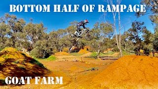 RAMPAGE BOTTOM HALF Goat Farm Mountain Bike Park [upl. by Mazlack]