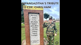 Cde Carl Mpangazitha Niehaus pays tribute to Commander Chris Hani [upl. by Fassold]