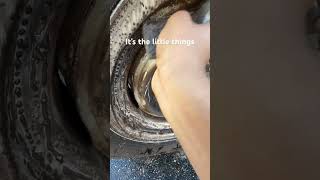 Cleaning rims E350 vanlife E350 shoes [upl. by Odnalref]