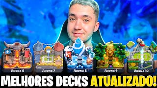 MELHOR DECK DA ARENA 6 ATÉ A ARENA 10 EM 2023 ATUALIZADO NO CLASH ROYALE [upl. by Ebony435]