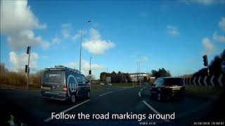 Kingston park Newcastle roundabout Instructional video [upl. by Llenaej37]