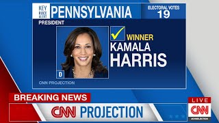 Kamala Harris Vs Donald Trump CNN MEGA Election Night [upl. by Ecirtra989]