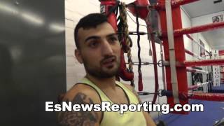 vanes wants to see khan vs brook EsNews [upl. by Oluas]