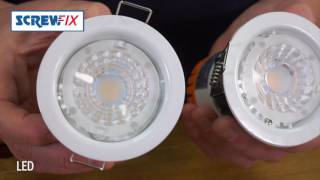 ENLITE FIRE RATED FIXED E8 LED DOWNLIGHT IP65 WHITE 8W  Screwfix [upl. by Naegem]