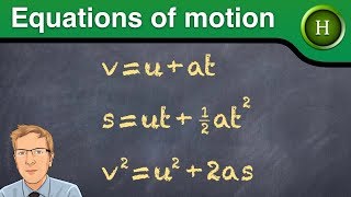 Equations of motion Higher Physics [upl. by Ecilegna]