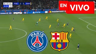 🔴 PSG 2  3 BARCELONA EN VIVO Y EN DIRECTO 🔴 CHAMPIONS LEAGUE 🏆 [upl. by Anatolio]