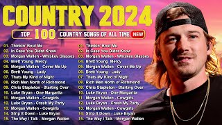 Top Country Songs 2024❤️Morgan Wallen Brett Young Luke Combs Chris Stapleton Dan  ShaySam Hunt [upl. by Debor456]