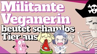 Militante Veganerin beutet schamlos Tier aus  Meinungspirat [upl. by Oler]