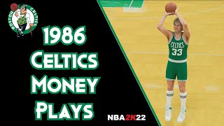 Five 1986 Celtics Money Plays In NBA 2K22   Playbook Tutorial For MyTeam MyNBA amp Play Now [upl. by Coltson212]