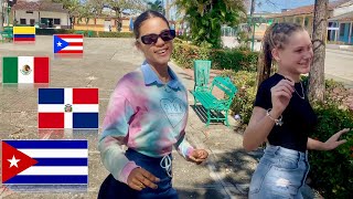 Cubanas bailando el MERENGUE de REPÚBLICA DOMINICANA 🇩🇴 influencia AFRICANA y LATINOAMÉRICANA 🇨🇺 [upl. by Analra]