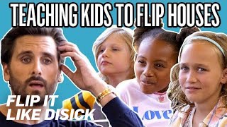 Scott Disick Teaches Kids the Art of Flipping Houses  Flip It Like Disick  E [upl. by Yllut]