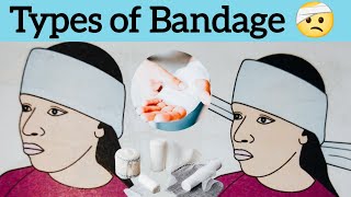 Definition of Bandage ॥ Purpose of Bandage ॥ Types of Bandage 🤕 ॥ Nursing foundation [upl. by Einafets195]