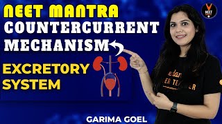 Counter Current Mechanism  NEET 2020 Preparation  NEET Mantra by Garima Goel  NEET Biology 2020 [upl. by Alurd]