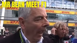 Rowan Atkinson Mr Bean making fun the way Martin Brundle speak and he doesnt even know it [upl. by Inod]