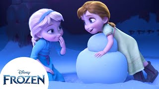 Elsa amp Annas Snow Scenes  Frozen [upl. by Abagail]