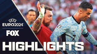 Georgia vs Portugal Highlights  UEFA Euro 2024 [upl. by Llemart]