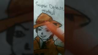 detectivemehul Sketch of all detectives Im Detective Shreyansh art shorts drawing [upl. by Cissy318]