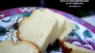 Rice Cooker Cake Easy and Delicious Cheesecake Recipe [upl. by Anaigroeg902]