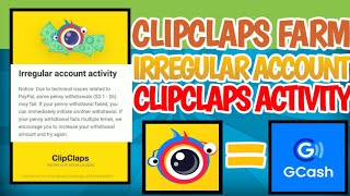 CLIPCLAPS IRREGULAR ACCOUNT ACTIVITY  WITHDRAWAL FAILED  PAANO AAYUSIN  2020 [upl. by Brunk]