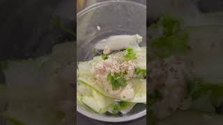 Easy Curd Salad proteinsalad weightloss healthyrecipe cucumber salad short viralvideo [upl. by Wallack]