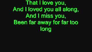 Far Away Nickelback Lyrics YouTube [upl. by Shreve541]