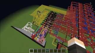 Calculatrice Redstone  Minecraft [upl. by Arikal337]