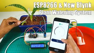 How to make a plant watering system with the Nodemcu ESP8266 board and the new Blynk update [upl. by James]