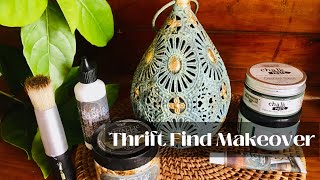 Thrift Find Makeover Update Decor With Ease diy upcycled thriftfinds [upl. by Anidene]