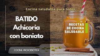 ✅ Bebida de café saludable Batido prebiótico de achicoria con boniato receta saludable2024 [upl. by Lanza]